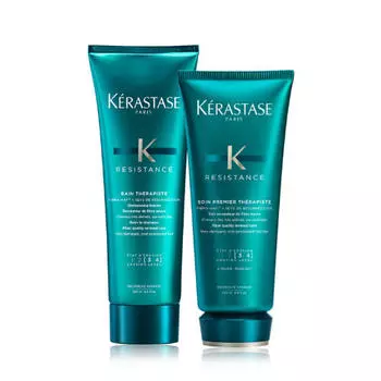 Kerastase Набор "Новая жизнь": Терапист Шампунь-Ванна 250 мл + Терапист Уход Премьер 200 мл (Kerastase, Therapiste)