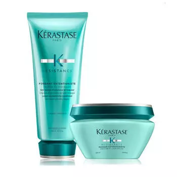 Kerastase Набор "Усиление прочности волос": Молочко 200 мл + Маска 200 мл (Kerastase, Resistance Extentioniste)