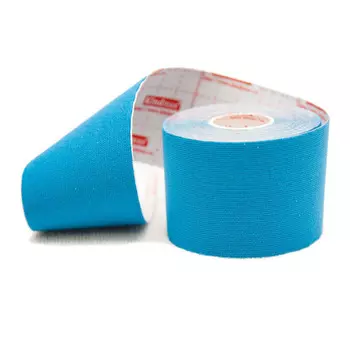 Kindmax Тейп хлопок 5 см * 5 м, синий (Kindmax, Классический)