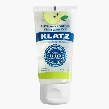Klatz Антимикробный гель для рук с ароматом яблока, 50 мл (Klatz, Antimicrobial)