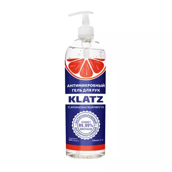 Klatz Антимикробный гель для рук с ароматом грейпфрута, 1 л (Klatz, Antimicrobial)