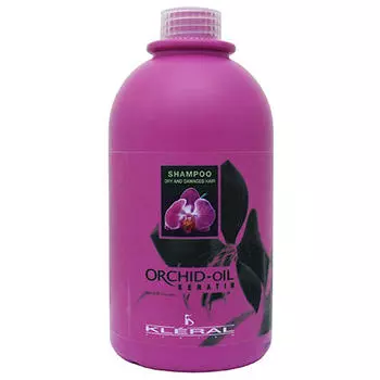 Kleral System Шампунь с кератином для сухих и поврежденных волос Keratin Shampoo For dry and damaged hair, 1000 мл (Kleral System, Orchid Oil)