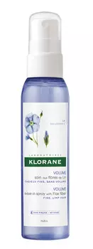 Klorane Спрей с волокнами льна для объема волос 125 мл (Klorane, Volume plump)
