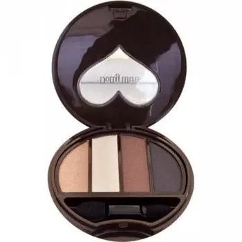 Koji Тени для век четырехцветные тон 01 (классический коричневый) (Koji, Макияж)