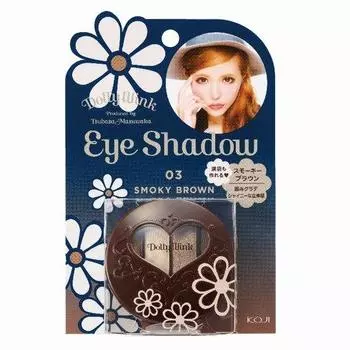 Koji Тени для век четырехцветные тон 03 (дымчато-коричневый) (Koji, Макияж)