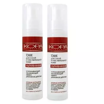 Кора Комплект Тоник для сухой и чувствительной кожи 2х150 мл (Кора, Очищение)