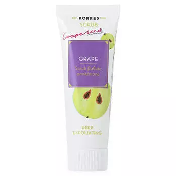 Korres Скраб глубокого очищения "Виноград", 18 мл (Korres, Korres Ежедневное Очищение)