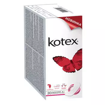 Kotex Прокладки ежедневные ультратонкие №20 (Kotex, Ежедневные)