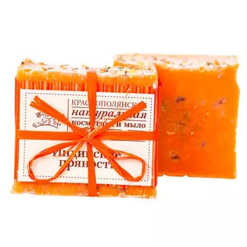 Краснополянская косметика Мыло ручной работы "Индийские пряности" 110 мл (Краснополянская косметика, Мыло)