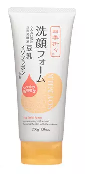 Kumano Cosmetics Очищающая пенка для лица с соевым молоком Soy Milk The Facial Foam, 200 гр (Kumano Cosmetics, Средства для снятия макияжа)