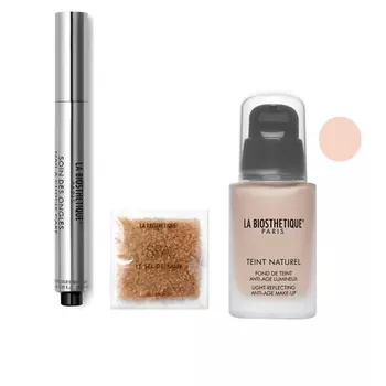 La Biosthetique Набор №13: Nail &amp; Cuticle Care Pen 2,5 мл + Le Sel De Bain SPA 50 г + Teint Naturel 01 Ivory New 30 мл (La Biosthetique, Anti Age)