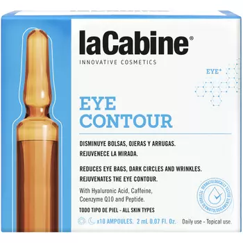 La Cabine Концентрированная сыворотка в ампулах для конкура век Eye Contour Ampoules, 10 ампул*2 мл (La Cabine, Сыворотки для лица)