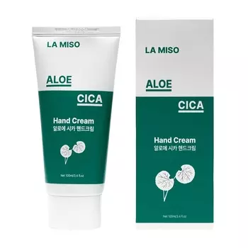 LA MISO Крем для рук с алоэ и центеллой азиатской Aloe &amp; Cica Hand Cream, 100 мл (LA MISO, Уход)
