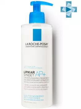 La Roche-Posay Очищающий крем-гель для лица и тела младенцев, детей и взрослых Syndet AP+, 400 мл (La Roche-Posay, Lipikar)