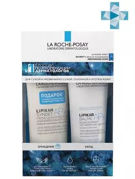 La Roche-Posay Набор: Бальзам для лица и тела AP+M, 75 мл + Очищающий гель-крем Синдэт AP+, 100 мл (La Roche-Posay, Lipikar)