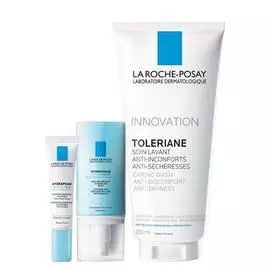 La Roche-Posay Набор Hydraphase Riche 50 мл + Hydraphase Eyes 15 мл + Toleriane gel 200 мл (La Roche-Posay, Hydraphase)