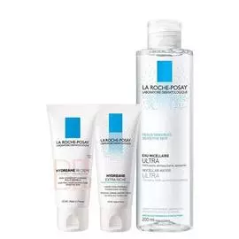 La Roche-Posay Набор Hydreane Extra Riche 40 мл + Hydreane BB Light 40 мл + Micellar water 200 мл (La Roche-Posay, Hydreane)