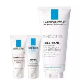 La Roche-Posay Набор Hydreane Extra Riche 40 мл + Hydreane BB Light 40 мл + Toleriane gel 200 мл (La Roche-Posay, Hydreane)