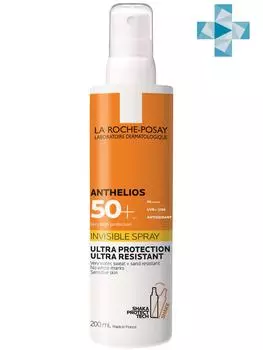 La Roche-Posay Невидимый спрей для лица и тела SPF 50+, 200 мл (La Roche-Posay, Anthelios)