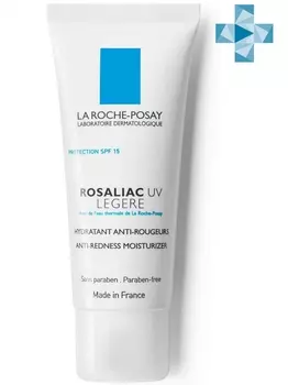 La Roche-Posay Увлажняющая эмульсия для кожи, склонной к покраснениям, UV Legere SPF 15, 40 мл (La Roche-Posay, Rosaliac)