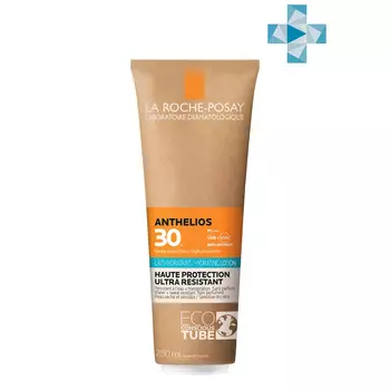 La Roche-Posay Увлажняющее солнцезащитное молочко для лица и тела в эко-тубе SPF 30/PPD 20, 250 мл (La Roche-Posay, Anthelios)