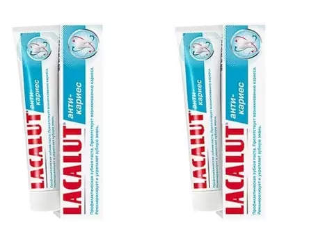 Lacalut Набор Зубная паста Анти- кариес*2 штуки (Lacalut, Зубные пасты)