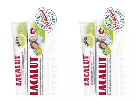 Lacalut Набор Зубная паста Кидс 4-8 лет 50 мл*2 штуки (Lacalut, Зубные пасты)