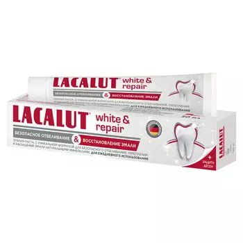 Lacalut Зубная паста Уайт энд Рипейр 50 мл (Lacalut, Зубные пасты)