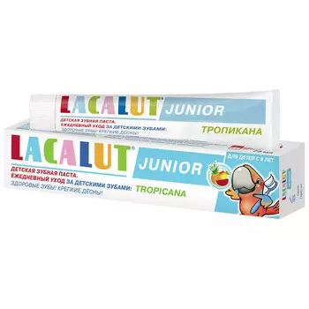 Lacalut Зубная пастаt Джуниор Тропикана 8+, 75 мл (Lacalut, Зубные пасты)