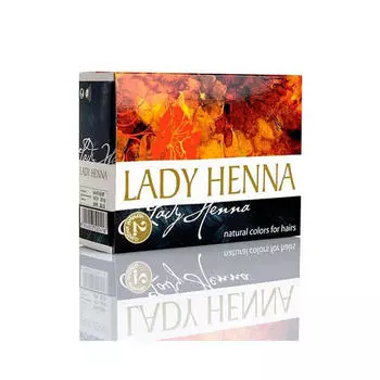 Lady Henna Краска для волос на основе хны "Черный индиго" (№2), 60 г (Lady Henna, Окрашивание)