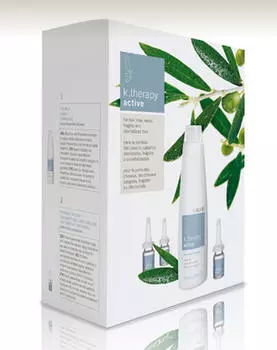 Lakme Набор K.Therapy Active Pack (Шампунь 300 мл + Ампулы 8х6 мл) (Lakme, K.Therapy)