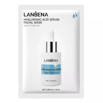 Lanbena Тканевая маска с гиалуроновой кислотой, 25 г (Lanbena, )