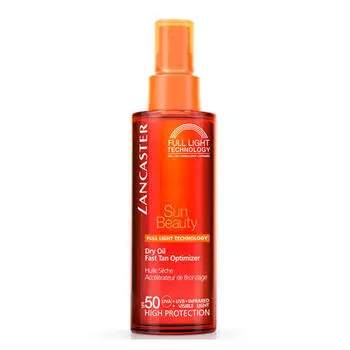 Lancaster Sun Ultra Tanning Шелковистое масло быстрый загар SPF50+, 150 мл (Lancaster, Sun Beauty)