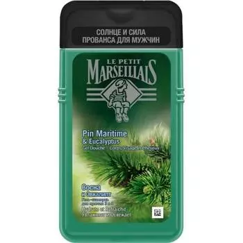 LE PETIT MARSEILLAIS Гель-шампунь для мужчин Сосна и Эвкалипт 3 в 1 250 мл (LE PETIT MARSEILLAIS, Для тела)