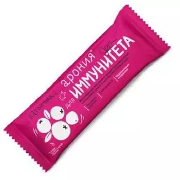 Леовит Батончик Арония для иммунитета. Упаковка 25 г (Леовит, My Like)