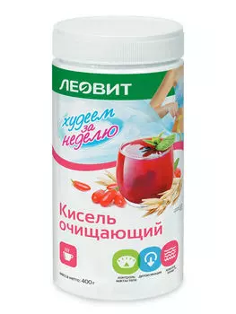 Леовит Кисель Очищающий. Банка 400 г (Леовит, Худеем за неделю)