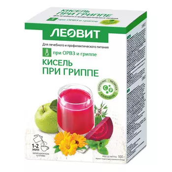 Леовит Кисель "При гриппе" 100 г (Леовит)