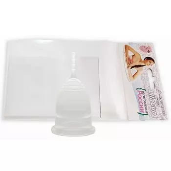 LilaCup Чаша менструальная "Практик", прозрачная S (LilaCup, Практик)