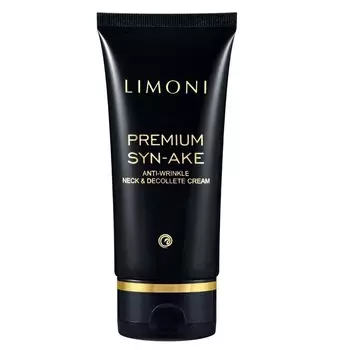 Limoni Антивозрастной крем со змеиным ядом для шеи и декольте Anti-Wrinkle Neck&amp;Decollete Cream, 75 мл (Limoni, Premium Syn-Ake)
