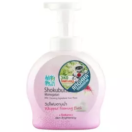 Lion Thailand Гель-пена для душа с экстрактом листьев сакуры, 450 мл (Lion Thailand, Shokubutsu Monogotari)