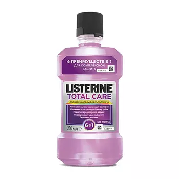 Listerine Ополаскиватель для полости рта Total Care 250 мл (Listerine, Ополаскиватели)