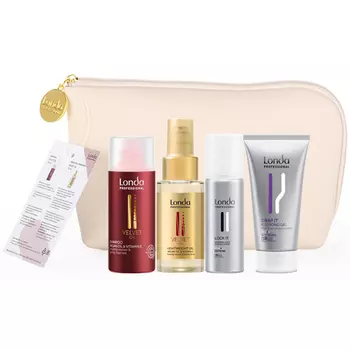 Londa Professional Дорожный набор Шампунь 50 мл, масло 30 мл, гель для укладки волос 30 мл, Лак 50 мл (Londa Professional, Уход за волосами)