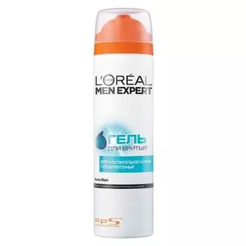 Loreal Paris Гель для бритья Гидра сенситив для чувствительной кожи, 200 мл (Loreal Paris, Men expert)