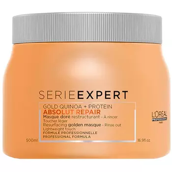 Loreal Professionnel Абсолют Репер Маска с золотой текстурой Gold Quinoa + Protein, 500 мл (Loreal Professionnel, Serie Expert)