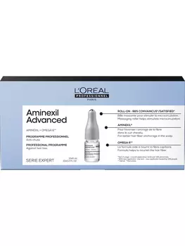 L'oreal Professionnel Лосьон в монодозах Aminexil Advanced от выпадения волос, 10 х 6 мл (L'oreal Professionnel, Serie Expert)