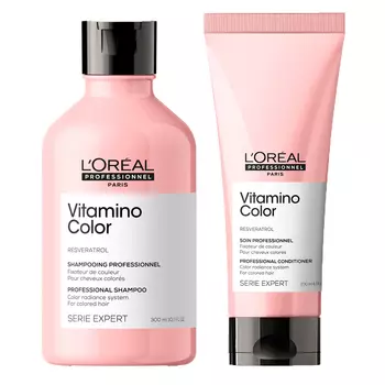 L'oreal Professionnel Набор Vitamino Color: Шампунь, 300 мл + Кондиционер, 200 мл (L'oreal Professionnel, Serie Expert)