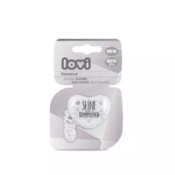 Lovi Держатель для пустышки Diamond (Lovi, Пустышки)