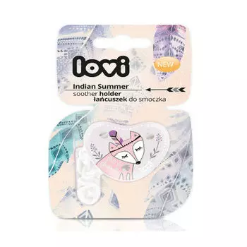 Lovi Держатель для пустышки Lovi, Indian Summer, для девочки (Lovi, Пустышки)