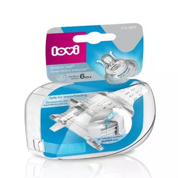 Lovi Соска Lovi динамическая средний поток 2 шт (Lovi, Пустышки)