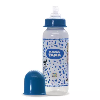 Мама Тама Бутылочка классика с силиконовой соской 3месяца + 250 мл (Мама Тама, Бутылочки)